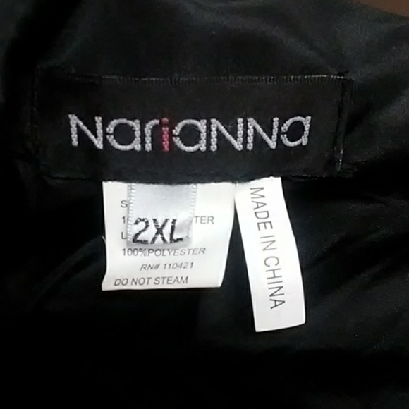 Black cocktail dress with rhinestone beaded trim - Picture 4 of 4